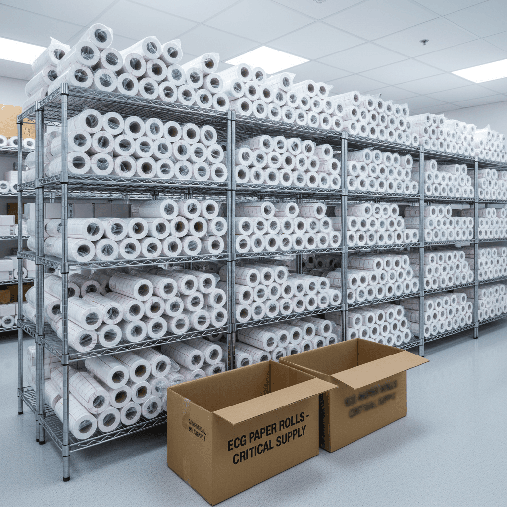 Rollos de papel para electrocardiograma certificados